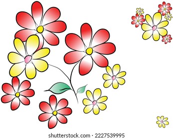 RedFlower is art natural vector