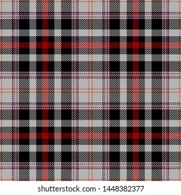 Red,Gray and Black Tartan Plaid Scottish Seamless Pattern. Texture from tartan, plaid, tablecloths, shirts, clothes, dresses, bedding, blankets and other textile.