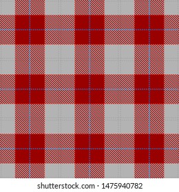Red,Gray and Blue Tartan Plaid Scottish Seamless Pattern. Texture from tartan, plaid, tablecloths, shirts, clothes, dresses, bedding, blankets and other textile.
