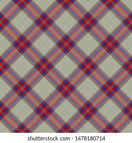 Red,Gray and Blue Tartan Plaid Scottish Seamless Pattern. Texture from tartan, plaid, tablecloths, shirts, clothes, dresses, bedding, blankets and other textile.