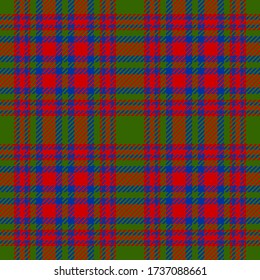 Red,Green and Blue Tartan Plaid Scottish Seamless Pattern. Texture from tartan, plaid, tablecloths, shirts, clothes, dresses, bedding, blankets and other textile.