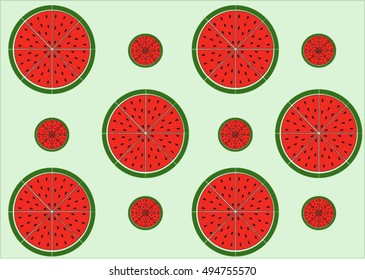Red-green Watermelon backround