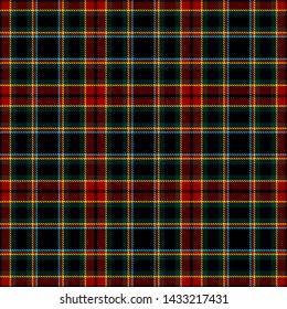 Red,Green,Black,Yellow and Blue Tartan Plaid Scottish Seamless Pattern. Texture from tartan, plaid, tablecloths, shirts, clothes, dresses, bedding, blankets and other textile.