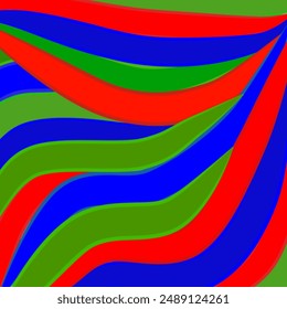Red-Green-Blue Colorful Design Pattern. Can be used as cushion and fabric Pattern, as decorative element etc. 