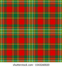 Red,Green,Yellow,Blue and Orange Tartan Plaid Scottish Seamless Pattern. Texture from tartan, plaid, tablecloths, shirts, clothes, dresses, bedding, blankets and other textile.