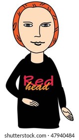 Red-haired girl