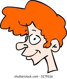 Redhead boy (Vector)  -See my portfolio for more great vectors!