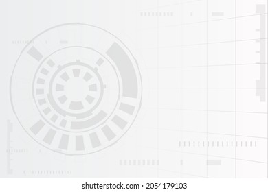 Redial of circle background with line system and data structure. Abstract circuit board with perspective line network connection. Cyber space and virtual visualization in world wide.
