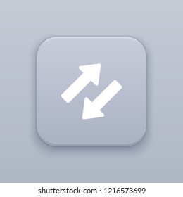Redirect button, best vector on a gray background