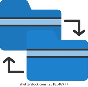 Redirecionar design de ícone de vetor plano