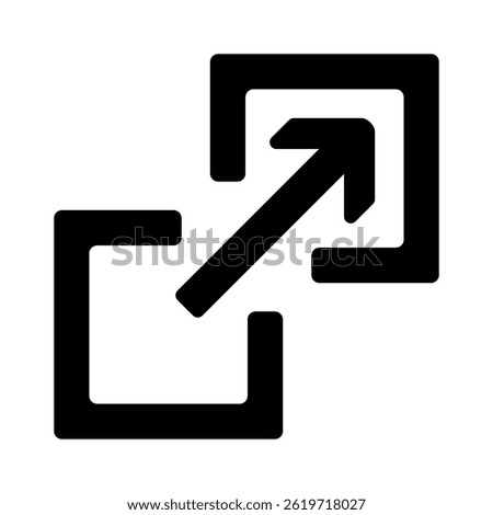 Redirect Icon Element For Design
