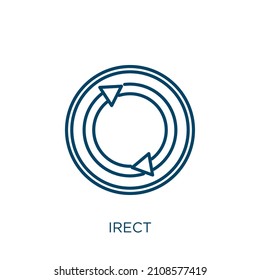 Redirect Icon Thin Linear Redirect Outline Stock Vector Royalty Free Redirect Icon Thin Linear Redirect Outline Stock Vector Royalty Free