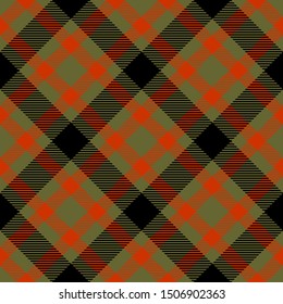Red,Khaki and Black Tartan Plaid Scottish Seamless Pattern. Texture from tartan, plaid, tablecloths, shirts, clothes, dresses, bedding, blankets and other textile.