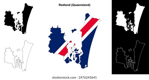 Conjunto de mapas esquemáticos de Redland (Queensland)