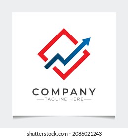 Redline square with arrow up logo