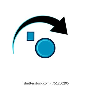 redo icon, symbol, sign, for application