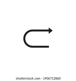 redo icon symbol sign vector