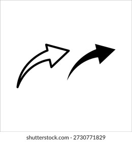 Redo icon for template. Icon vector graphic set