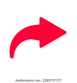 Redo icon. Vector isolated illustration