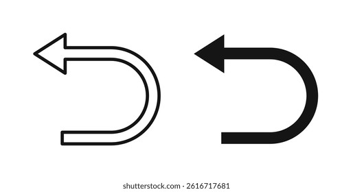 Redo icons set for website design