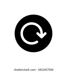 Redo-Symbole für Ihre Website-Designs, Apps, UI, Broschüren, Banner, Vorlagen. Vektorgrafik, EPS10, Pixel perfekt.