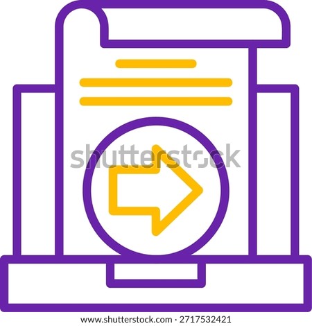 Redo Line Two Color Vector Line Two Color Vector Icon Design Design