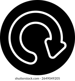 Refazer Design Moderno de Ícone Preto