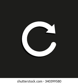 redo symbol - vector icon