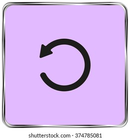 redo symbol, vector icon