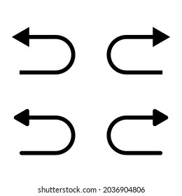redo and undo arrows icon