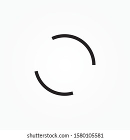 redo and undo symbol on white background