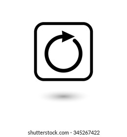 redo - vector icon