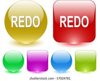 Redo. Vector interface element.