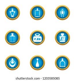 Redolence icons set. Flat set of 9 redolence vector icons for web isolated on white background