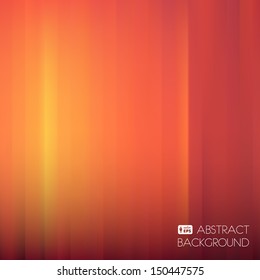 Red-Orange Abstract Striped Background. Vector Illustration.