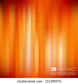 Red-Orange Abstract Striped Background. Vector Illustration.