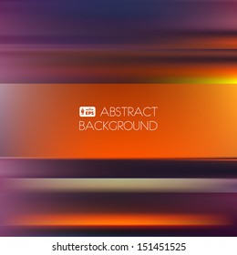 Red-Orange Abstract Striped Background. Vector Illustration.
