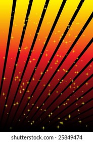 Red-orange background