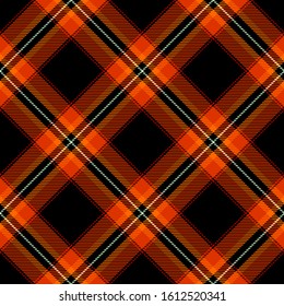 Red,Orange and Black Tartan Plaid Scottish Seamless Pattern. Texture from tartan, plaid, tablecloths, shirts, clothes, dresses, bedding, blankets and other textile.
