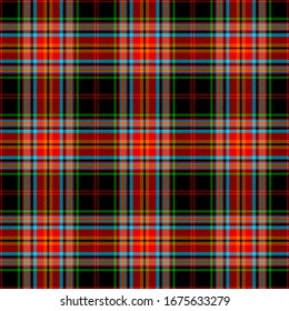Red,Orange,Blue and Black Tartan Plaid Scottish Seamless Pattern. Texture from tartan, plaid, tablecloths, shirts, clothes, dresses, bedding, blankets and other textile.