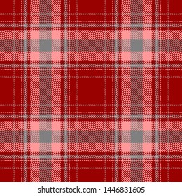 Red,Pink and Gray Tartan Plaid Scottish Seamless Pattern. Texture from tartan, plaid, tablecloths, shirts, clothes, dresses, bedding, blankets and other textile.