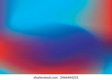 Diseño de fondo de degradado de combinación de colores rojo, azul cielo y azul.Tipo de efecto dinámico de color rojo, azul cielo y azul de diseño de fondo de degradado.