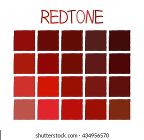 Redtone Color Tone without Name Vector Illustration