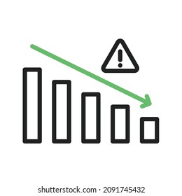 Reducir la imagen vectorial del icono Riesgo de Negocio. También se puede usar para emprendedores. Adecuado para aplicaciones móviles, aplicaciones web y medios impresos.