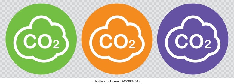 Reduce co2 gas icon set. carbon reduction cloud sign. cut c02 pictogram. zero carbon emission. zero greenhouse gas low co2 logo. cut carbon bubble vector 11