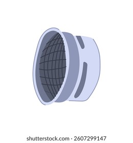 reduce faucet aerator cartoon. kitchen bathroom, eco friendly, conservation environment reduce faucet aerator sign. isolated symbol vector illustration