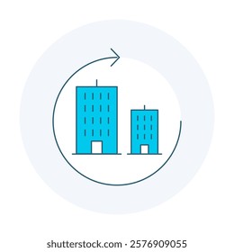 Reduce Icon. Resource Optimization and Environmental Conservation Illustration.