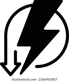 reducir ecología vectorial de iconos, flecha, verde, disminuir, símbolo de reducción