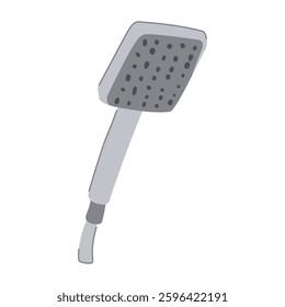 reduce low flow showerhead cartoon. environment sustainable, savings green, shower f reduce low flow showerhead sign. isolated symbol vector illustration