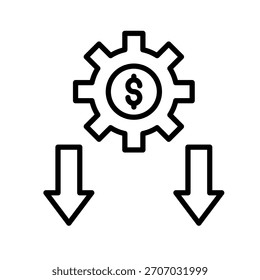 Vektorgrafik des Gliederungssymbols reduzieren
